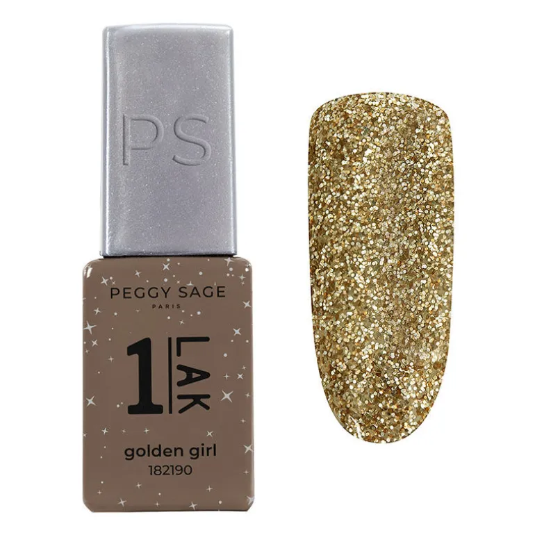 1-LAK vernis semi-permanent 3 en 1 golden girl