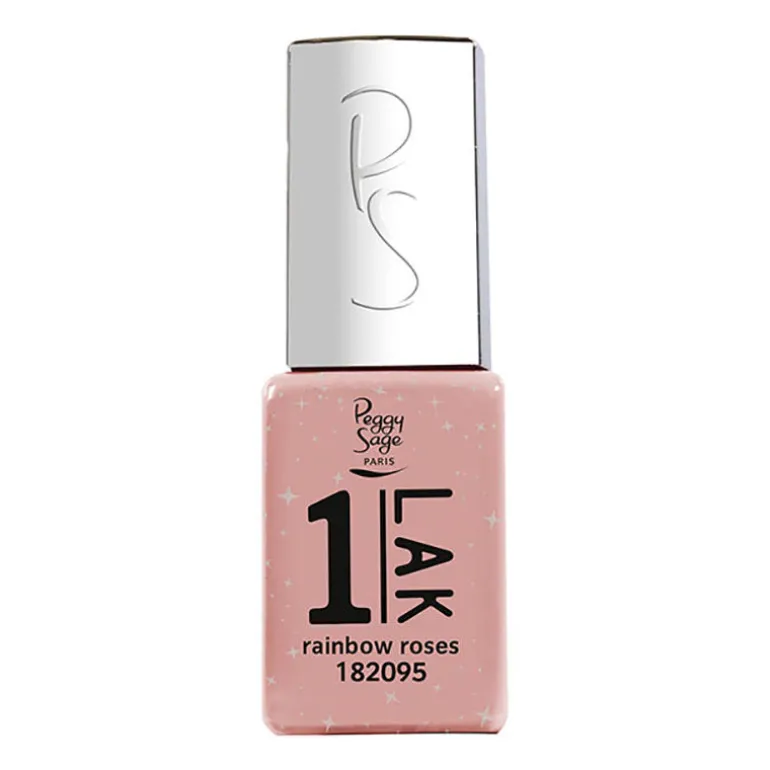 1-LAK vernis semi-permanent 3 en 1 Rainbow Roses