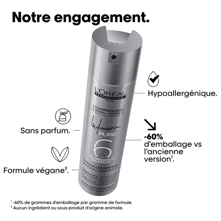 Laque Infinium Pure fixation extra forte 300ml