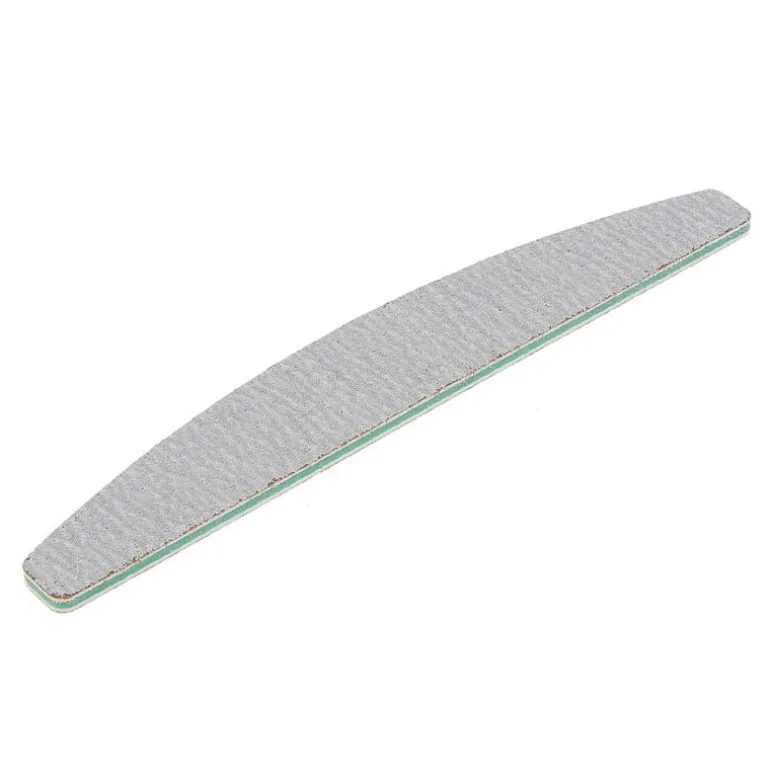 Lime demi-lune zebra pour ongles artificiels 100/180 : Grain moyen / fin