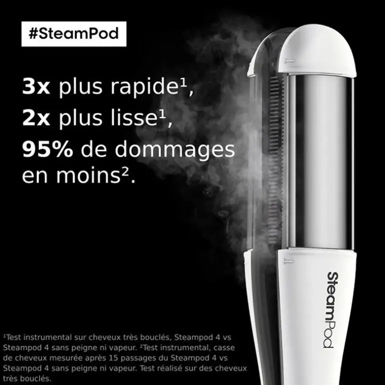Lisseur-boucleur vapeur SteamPod 4