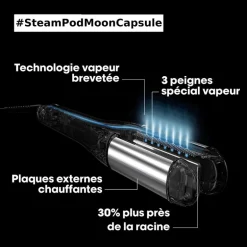 Lisseur-boucleur Vapeur SteamPod 4 en édition limitée Moon Capsule