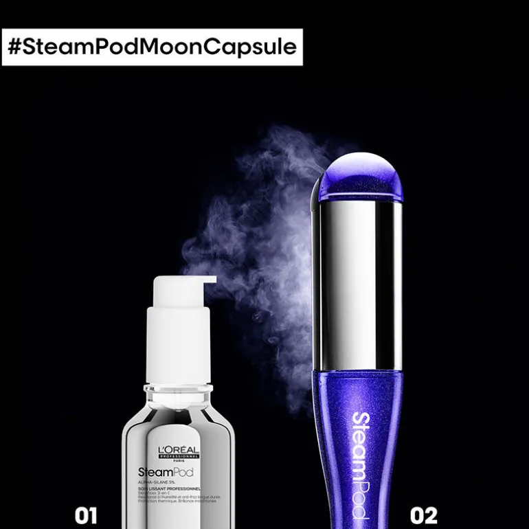 Lisseur-boucleur Vapeur SteamPod 4 en édition limitée Moon Capsule