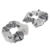 Lot de 2 chouchou bandana blanc