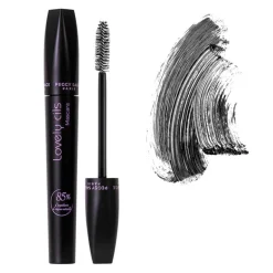 Mascara illusion faux cils Lovely cils noir, à l'huile de ricin