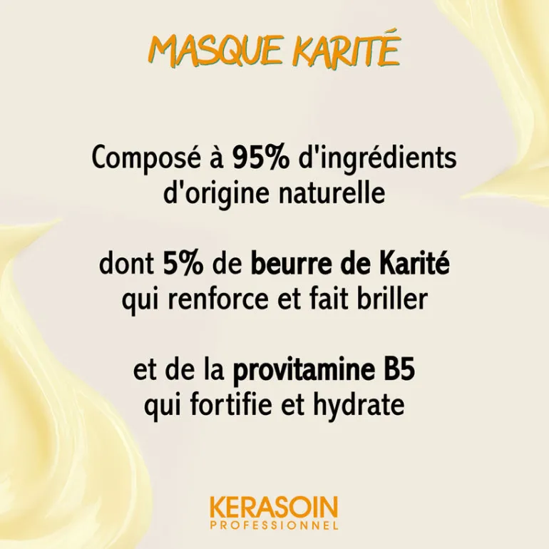Masque capillaire au beurre de karité 250ml