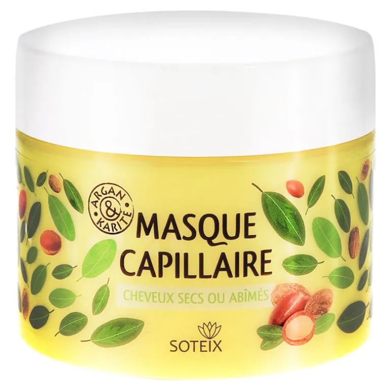 Masque capillaire pour cheveux secs ou abîmés Argan & Karité 500ml