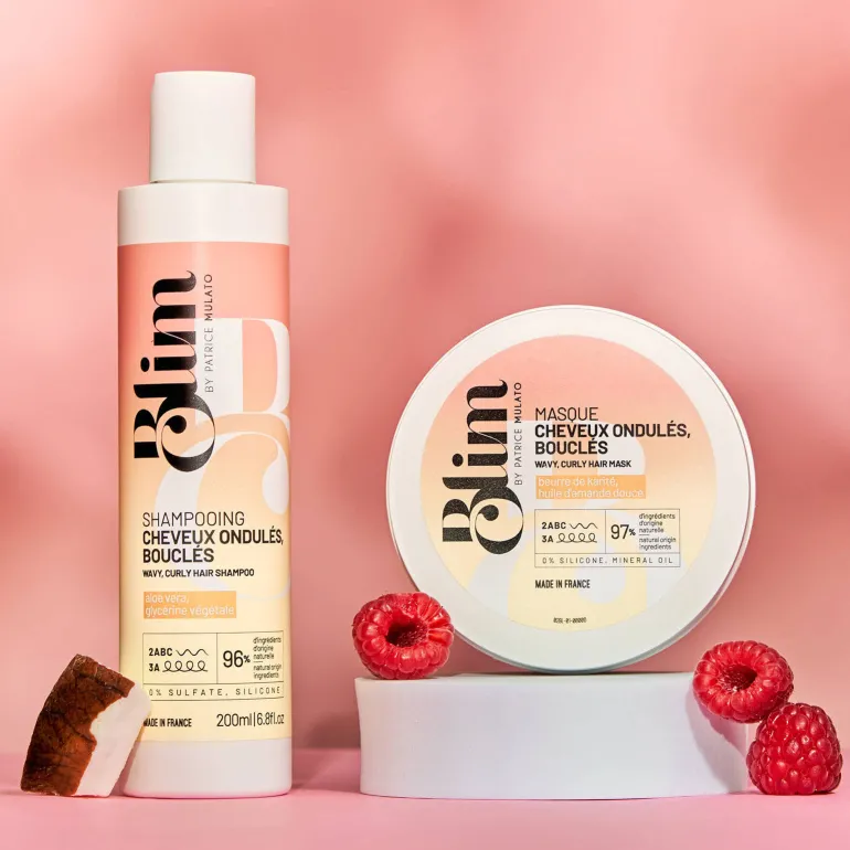 Masque cheveux ondulés, bouclés Blim 200 ml