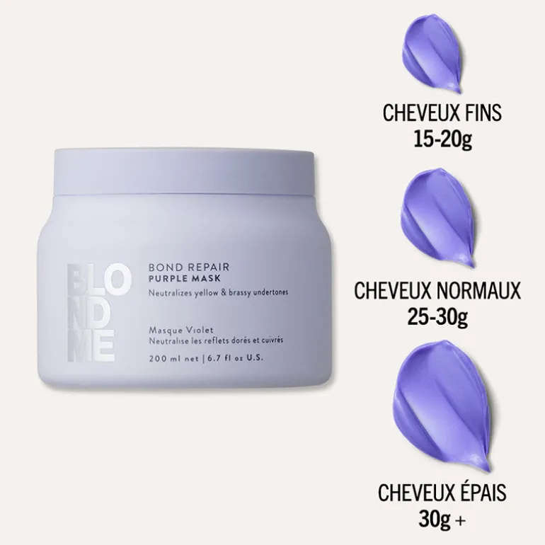 Masque violet Blondme Bond Repair Neutralisant