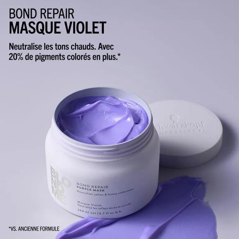 Masque violet Blondme Bond Repair Neutralisant