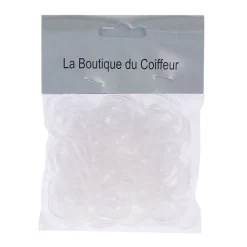 Mini élastiques caoutchouc lot de 240 transparent