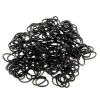 Mini élastiques caoutchouc lot de 240 noir