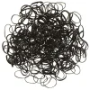 Mini élastiques silicone noirs
