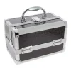 Mini Valise à main Croco Noir