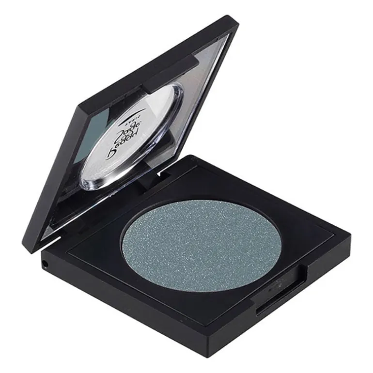 Ombre à paupières gris bleu irisé