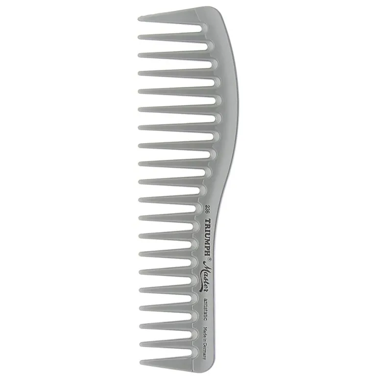 Peigne dos courbe T236 Argent