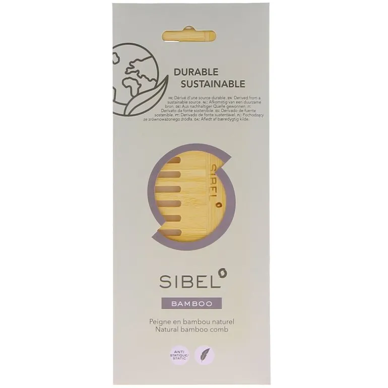 Peigne en bambou 17,8 cm