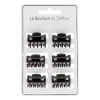 Petites pinces croco noir