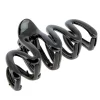 Pince croco plastique zigzag noire
