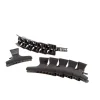 Pince croco x 12 Noir