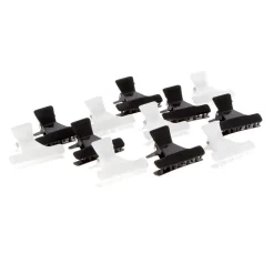Pince croco x 12 PM noir/blanc