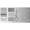 Plaque de stamping geometric