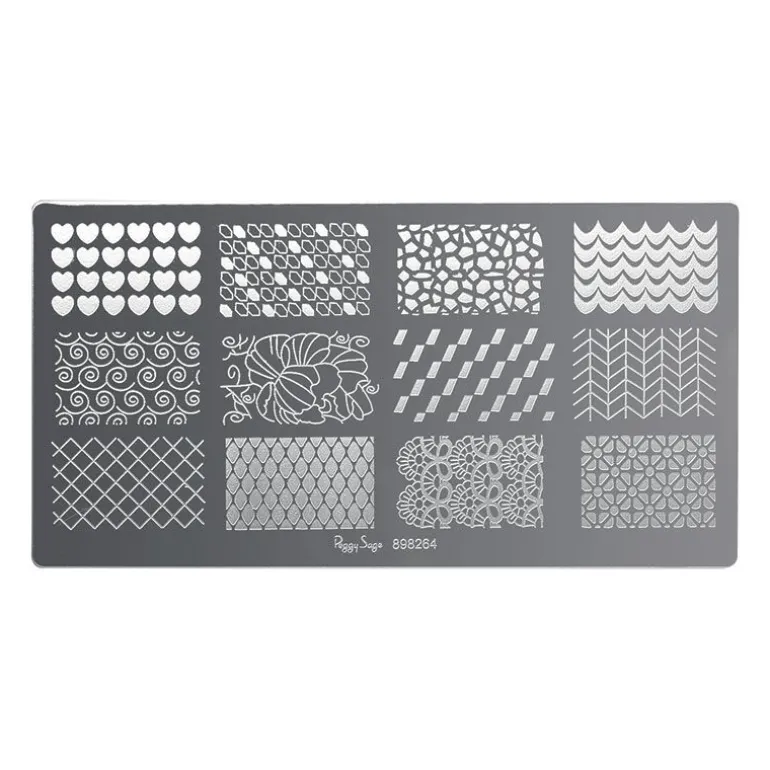 Plaque de stamping nail art 4