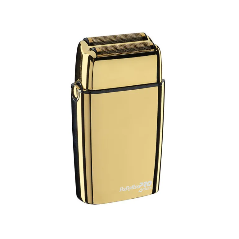 Rasoir professionnel rechargeable en métal FOILFX02 gold