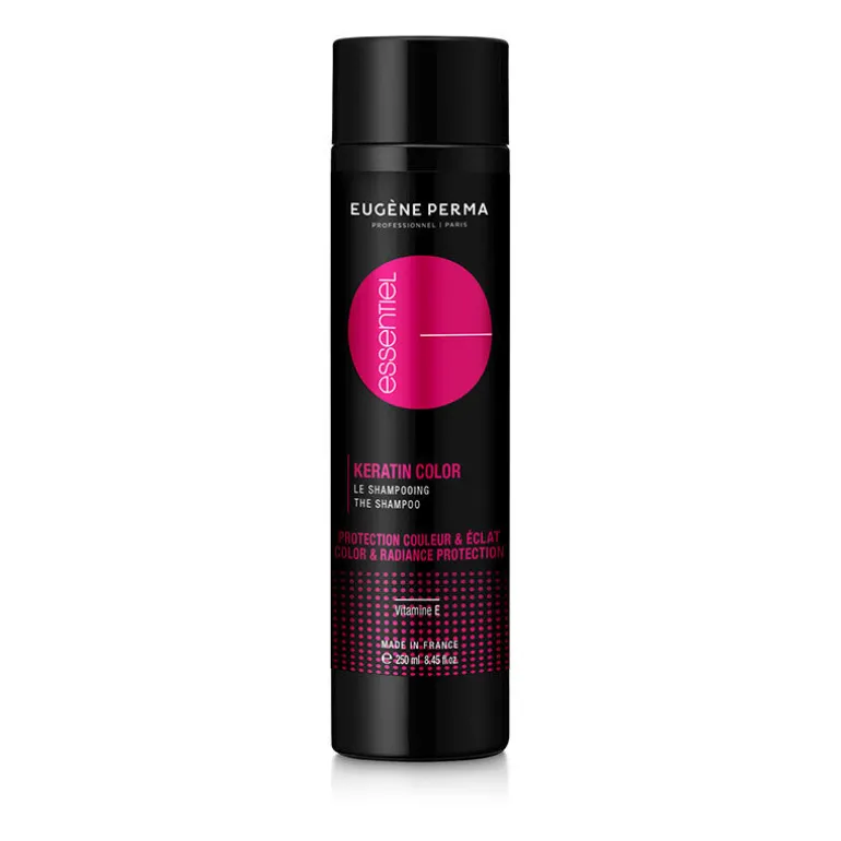 Rituel cheveux colorés shampooing et masque Essentiel Keratin Color