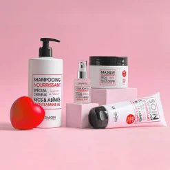 Rituel cheveux secs et abimés shampooing et masque