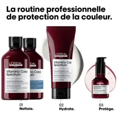 Rituel neutralisant Vitamino Color Spectrum cheveux châtains clairs, anti-orange