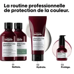 Rituel neutralisant Vitamino Color Spectrum cheveux bruns, anti-rouge