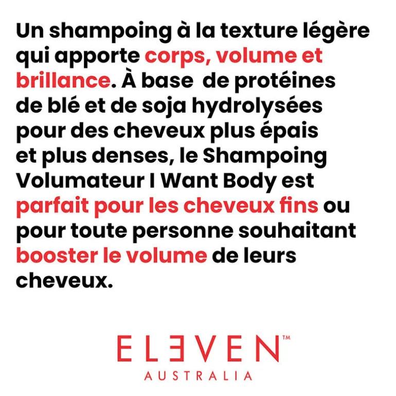 Rituel pour cheveux fins I Want Body