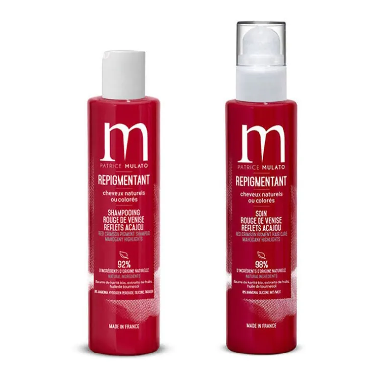 Rituel repigmentant shampooing + soin rouge de Venise