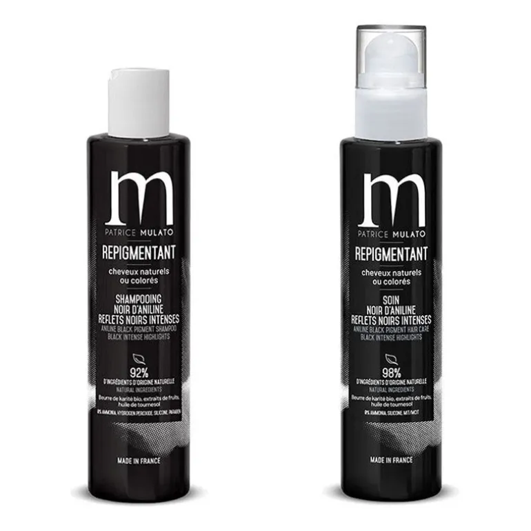Rituel repigmentant shampooing + soin noir d'aniline