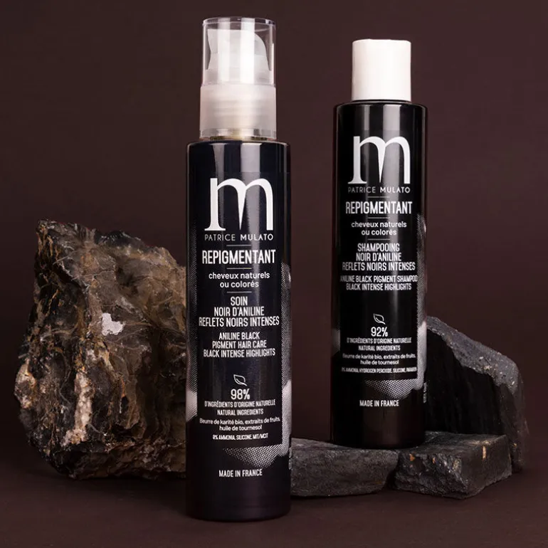 Rituel repigmentant shampooing + soin noir d'aniline