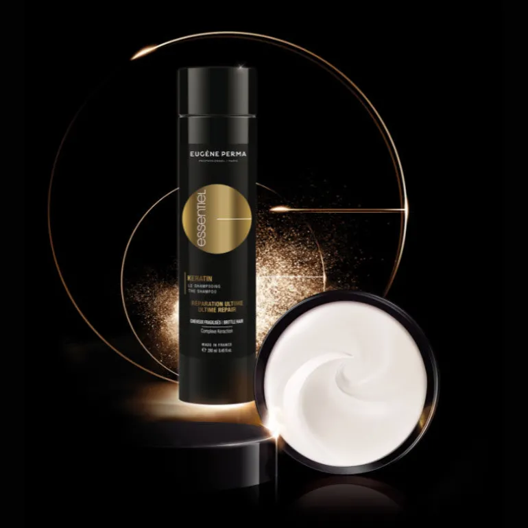 Rituel réparateur shampooing et masque Essentiel Keratin shampooing 250ml + masque 500ml