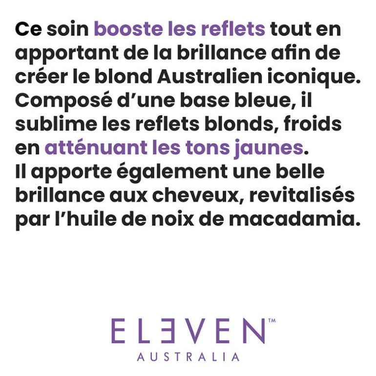 Routine cheveux blonds