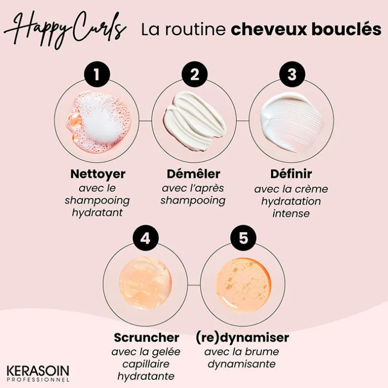 Routine cheveux bouclés Happy Curls