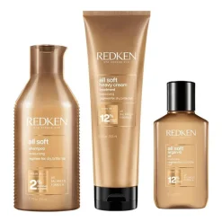 Routine hydratante cheveux secs et rêches All Soft