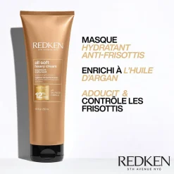 Routine hydratante cheveux secs et rêches All Soft