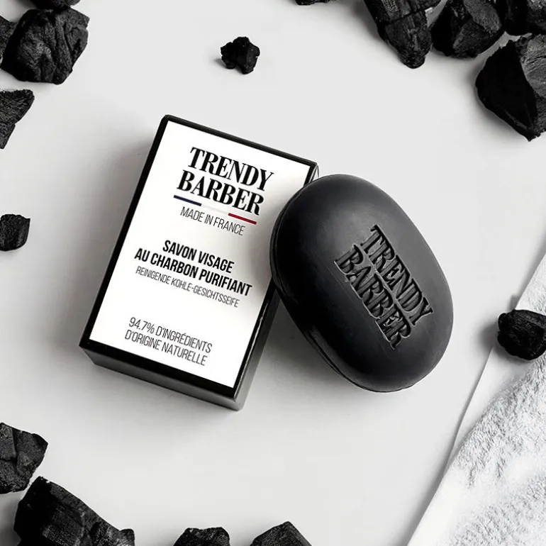 Savon visage au charbon purifiant