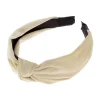 Serre-tête avec noeud beige