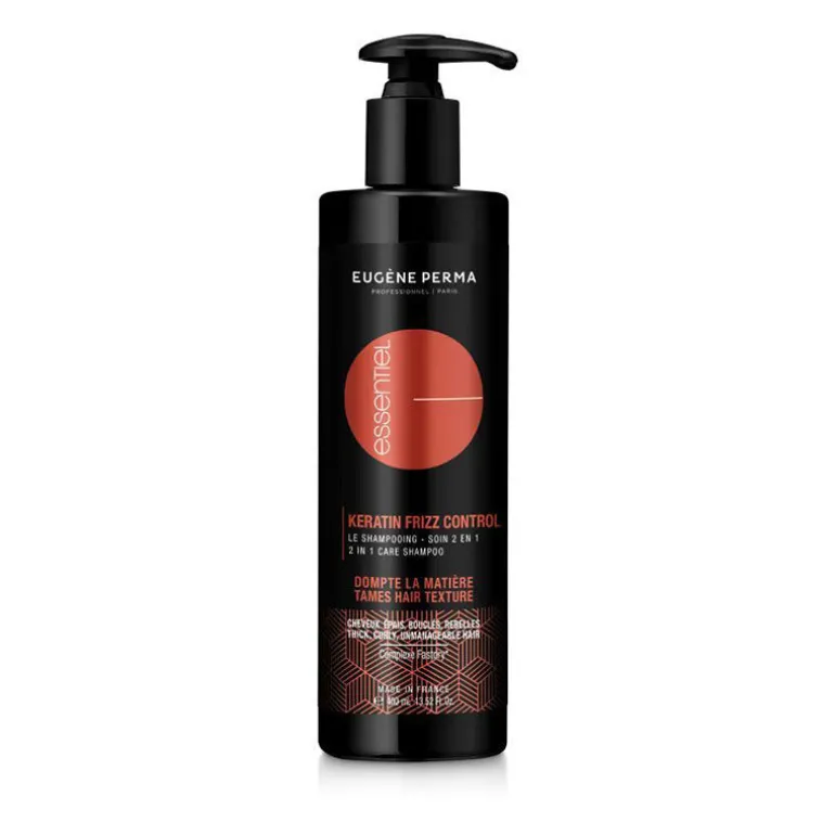 Shampooing 2 en 1 Essentiel Keratin Frizz Control 400ml