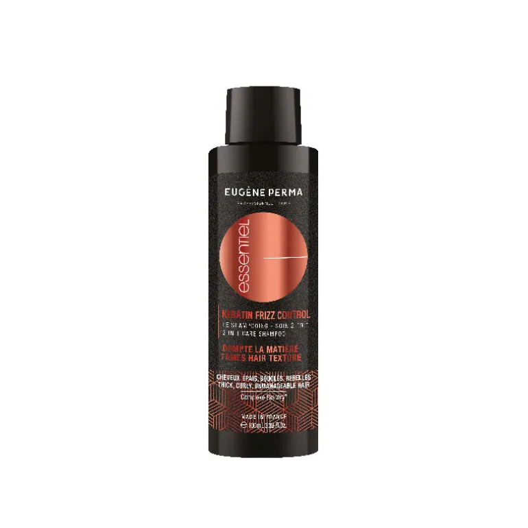 Shampooing 2 en 1 Essentiel Keratin Frizz Control format voyage 100ml