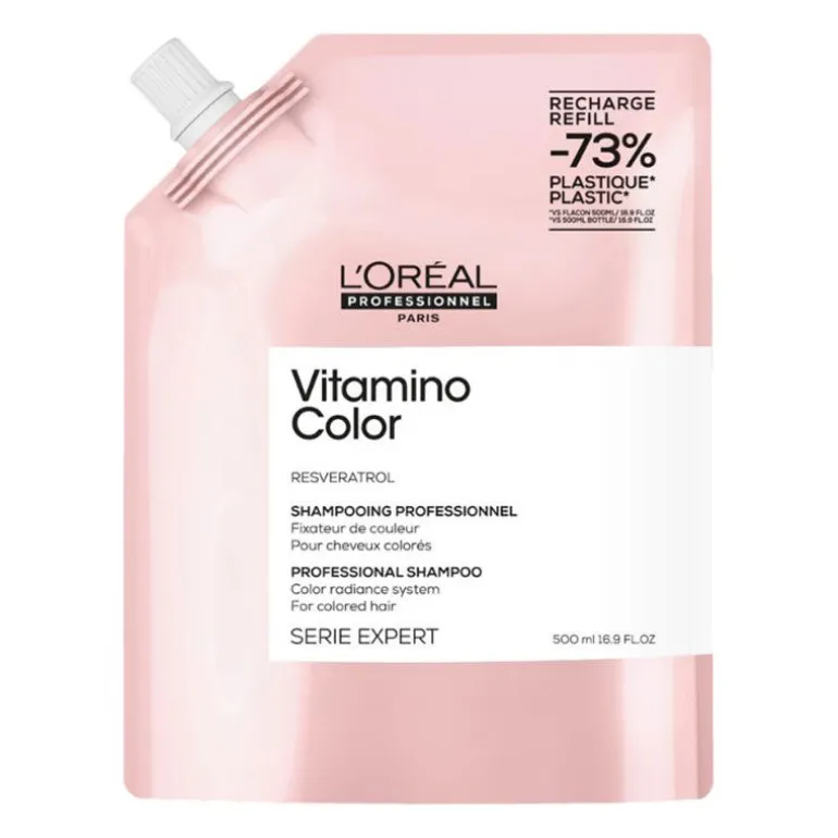 Shampooing cheveux colorés Vitamino Color recharge 500ml
