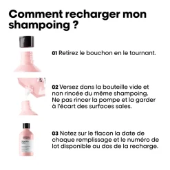 Shampooing cheveux colorés Vitamino Color recharge 500ml
