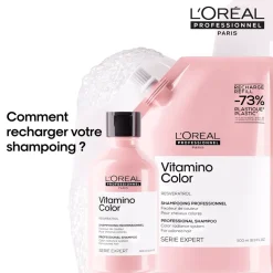 Shampooing cheveux colorés Vitamino Color recharge 500ml