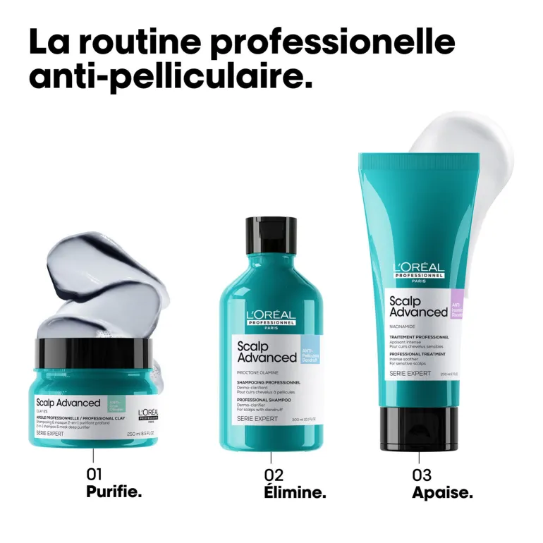 Shampooing dermo-clarifiant anti-pelliculaire Scalp Advanced 300ml