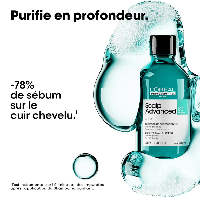 Shampooing dermo-purifiant anti-gras Scalp Advanced 300ml
